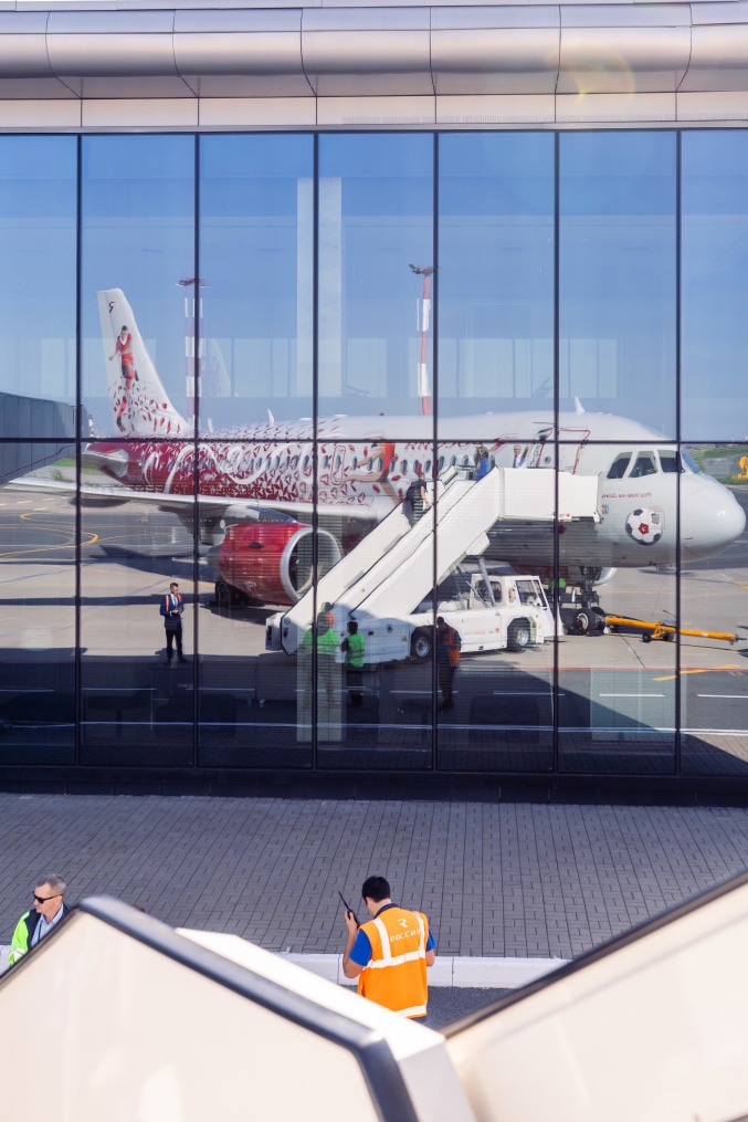 Вылет команды «Зенит» на матч с «Акроном» в Самару