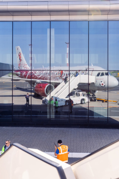 Вылет команды «Зенит» на матч с «Акроном» в Самару