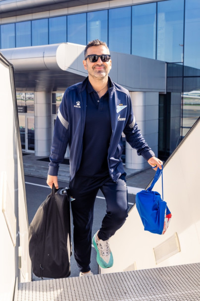 Вылет команды «Зенит» на матч с «Акроном» в Самару