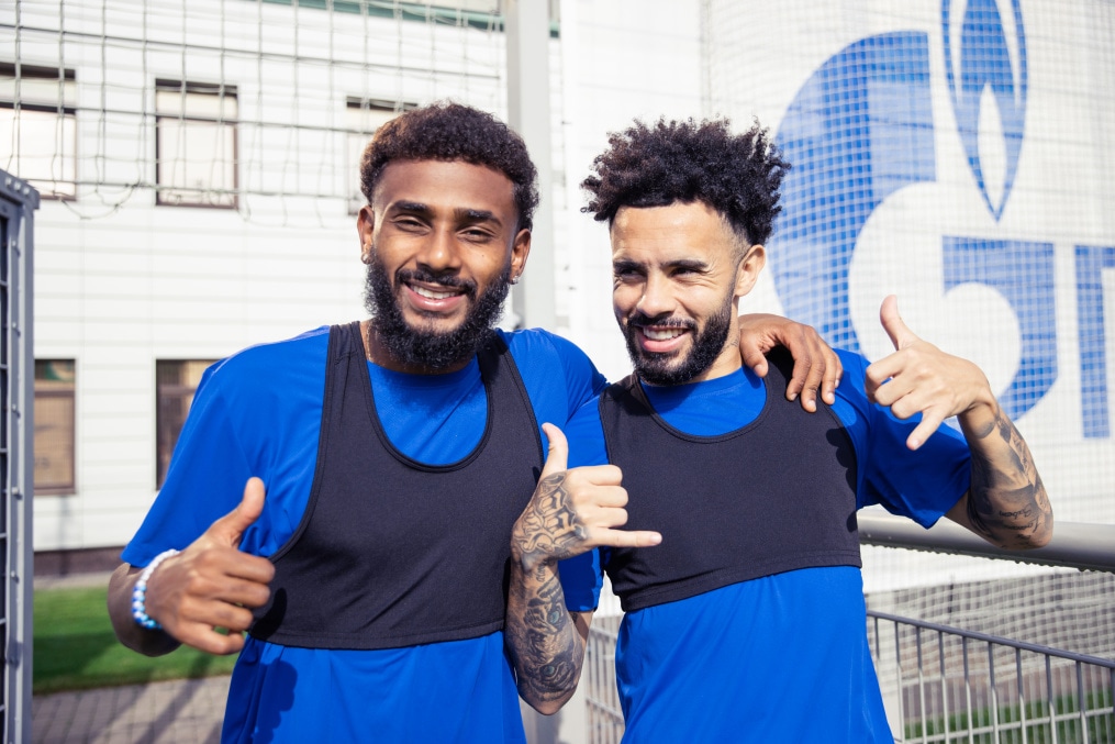 Тренировка перед матчем ЦСКА — «Зенит»