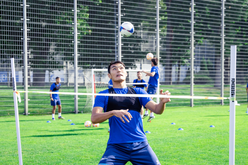 Тренировка перед матчем ЦСКА — «Зенит»