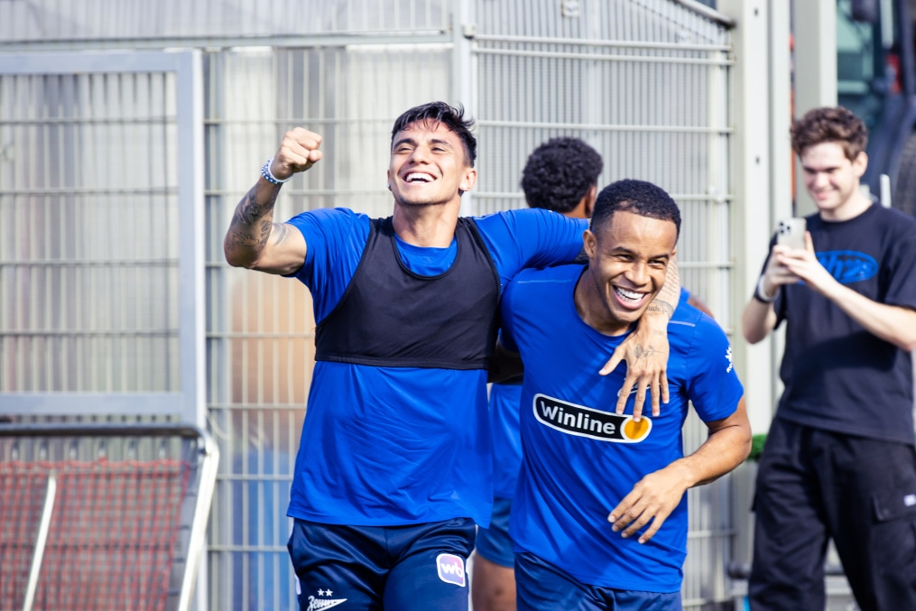 Тренировка перед матчем ЦСКА — «Зенит»