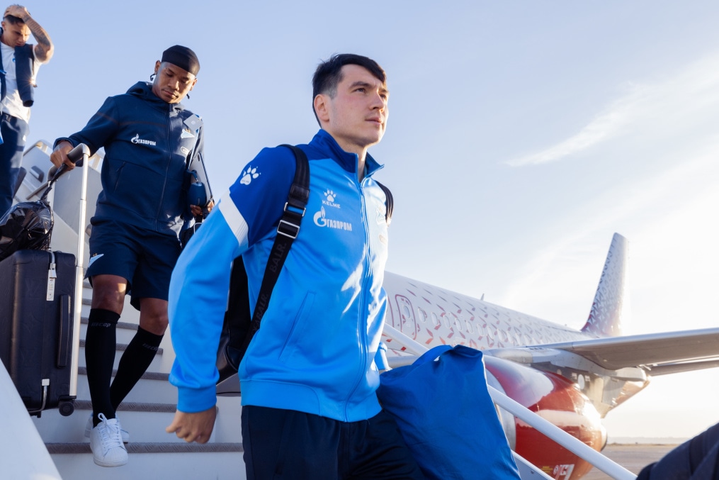 Вылет команды в Ставрополь на матч «Краснодар» — «Зенит»