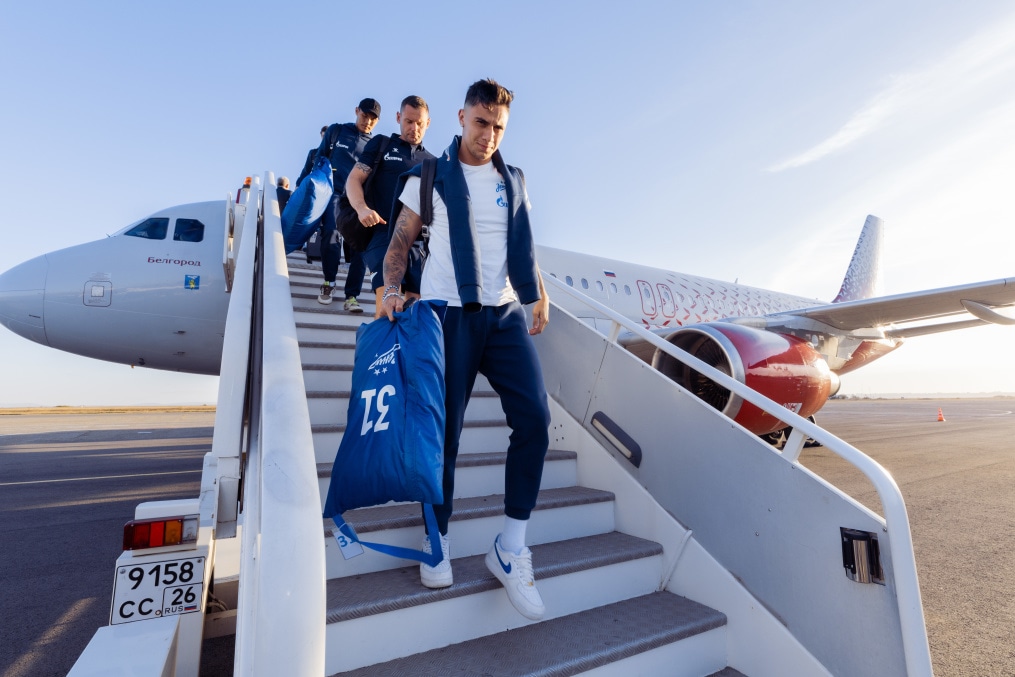 Вылет команды в Ставрополь на матч «Краснодар» — «Зенит»