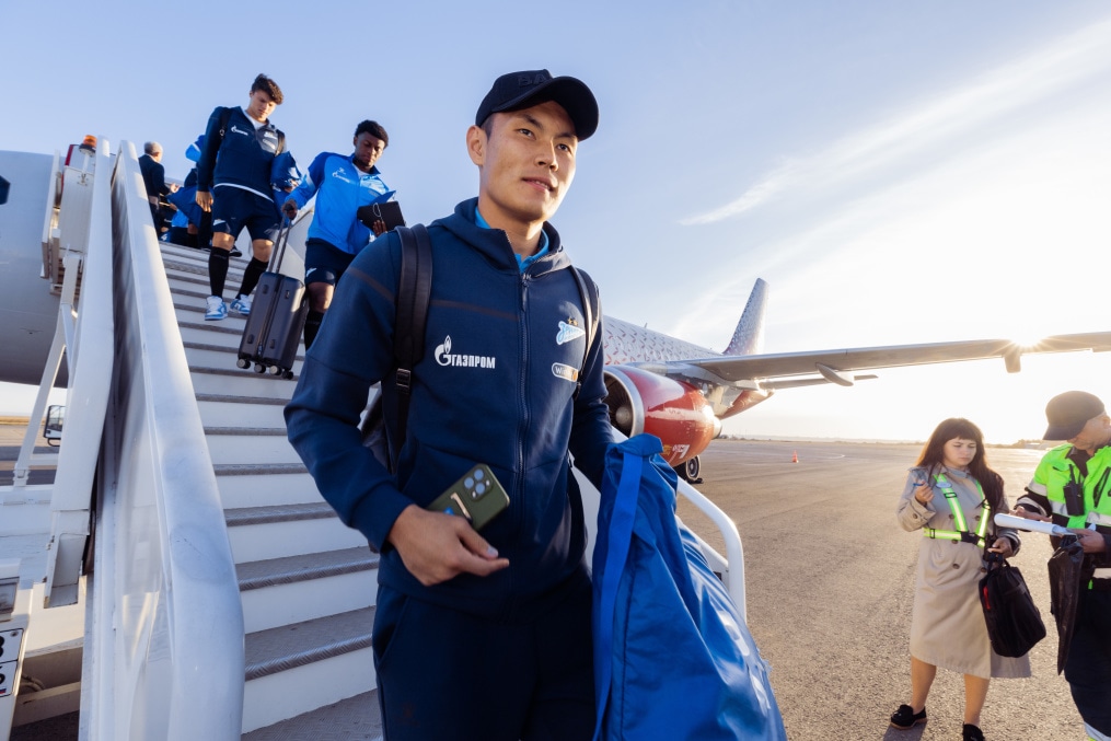 Вылет команды в Ставрополь на матч «Краснодар» — «Зенит»