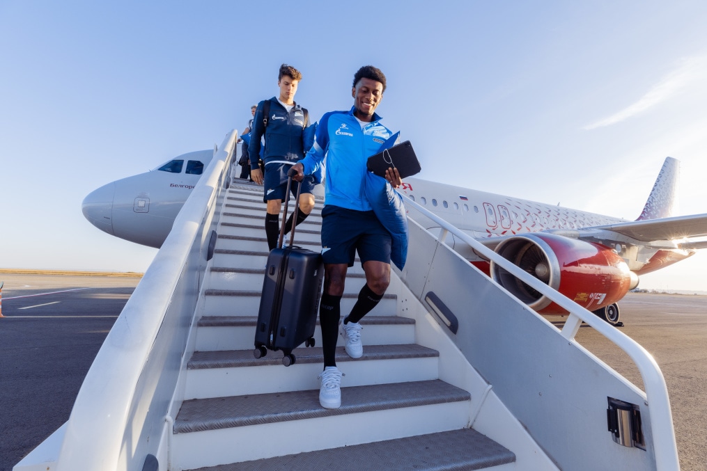 Вылет команды в Ставрополь на матч «Краснодар» — «Зенит»