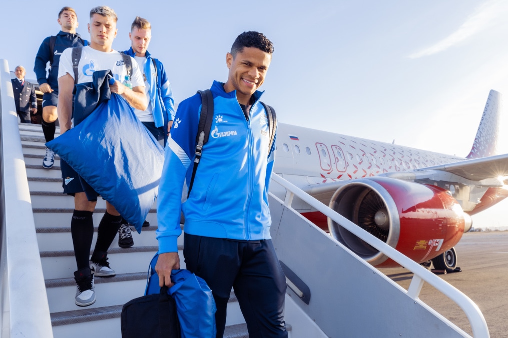 Вылет команды в Ставрополь на матч «Краснодар» — «Зенит»