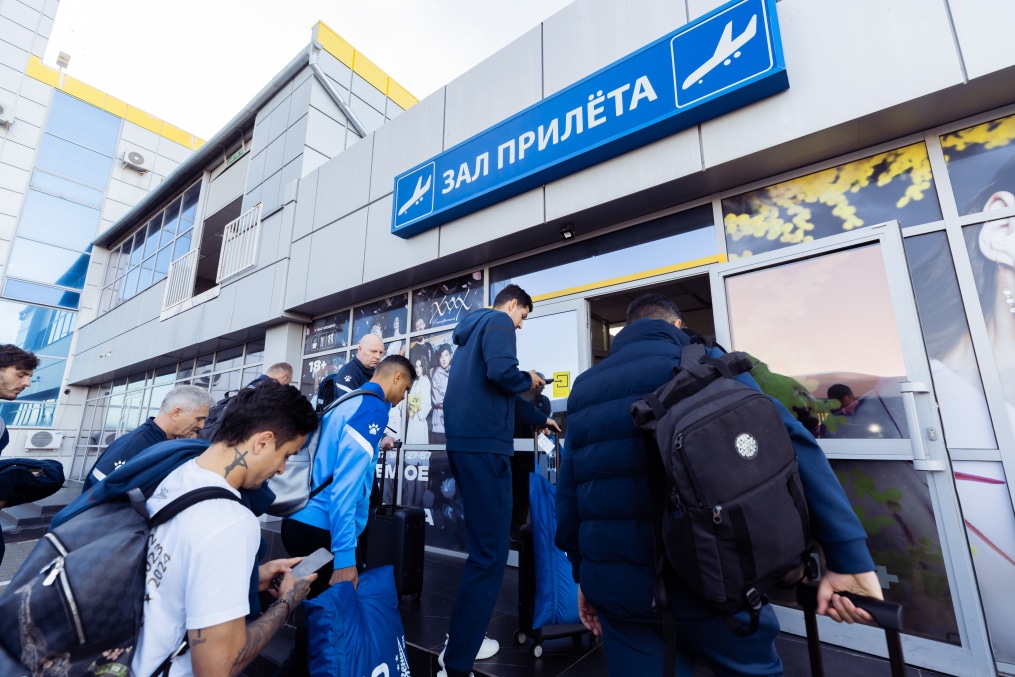 Вылет команды в Ставрополь на матч «Краснодар» — «Зенит»