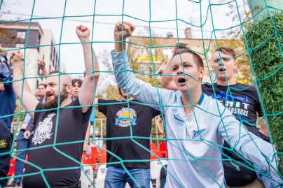 Болельщики на матче  «Родина»-м  — «Зенит»-2