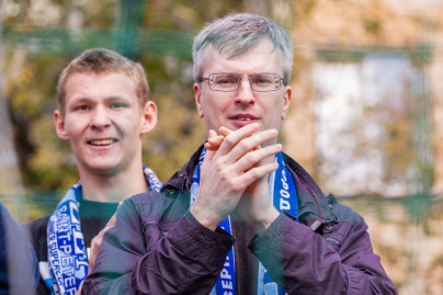 Болельщики на матче  «Родина»-м  — «Зенит»-2