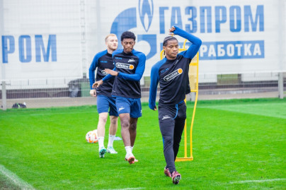 Открытая тренировка перед матчем с «Оренбургом»