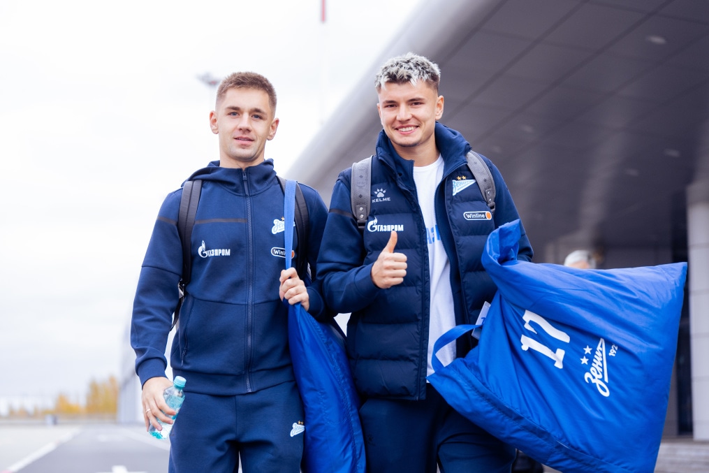 Вылет команды в Самару на матч «Акрон» — «Зенит»