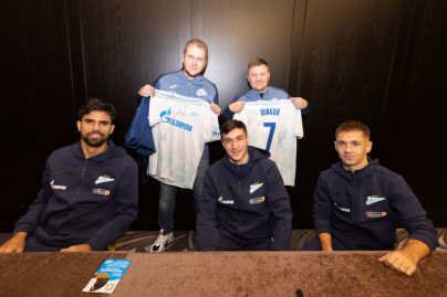 Автограф-сессия для воспитанников школы «Зенит-Чемпионика» в Самаре