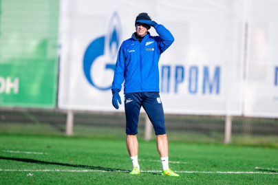 Подготовка «Зенита» к матчу с махачкалинским «Динамо»