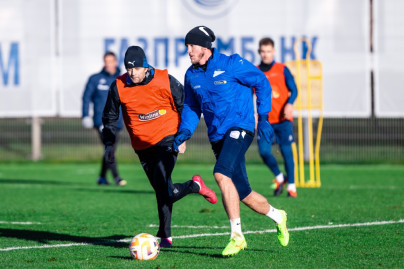 Подготовка «Зенита» к матчу с махачкалинским «Динамо»