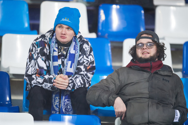 Болельщики на матче «Зенит» — «Рязань-ВДВ»