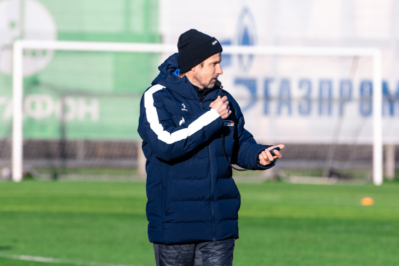 Тренировка «Зенита» перед кубковым матчем с «Ахматом»