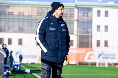 Тренировка «Зенита» перед кубковым матчем с «Ахматом»