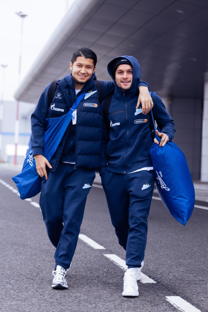 Вылет команды в Грозный на матч «Ахмат» — «Зенит»