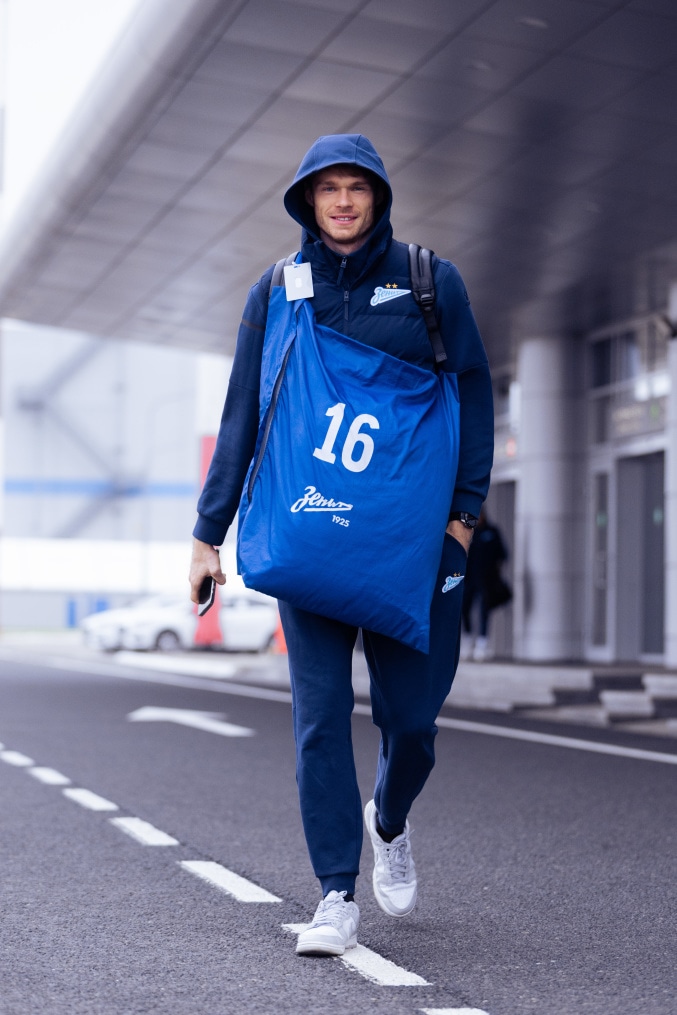 Вылет команды в Грозный на матч «Ахмат» — «Зенит»