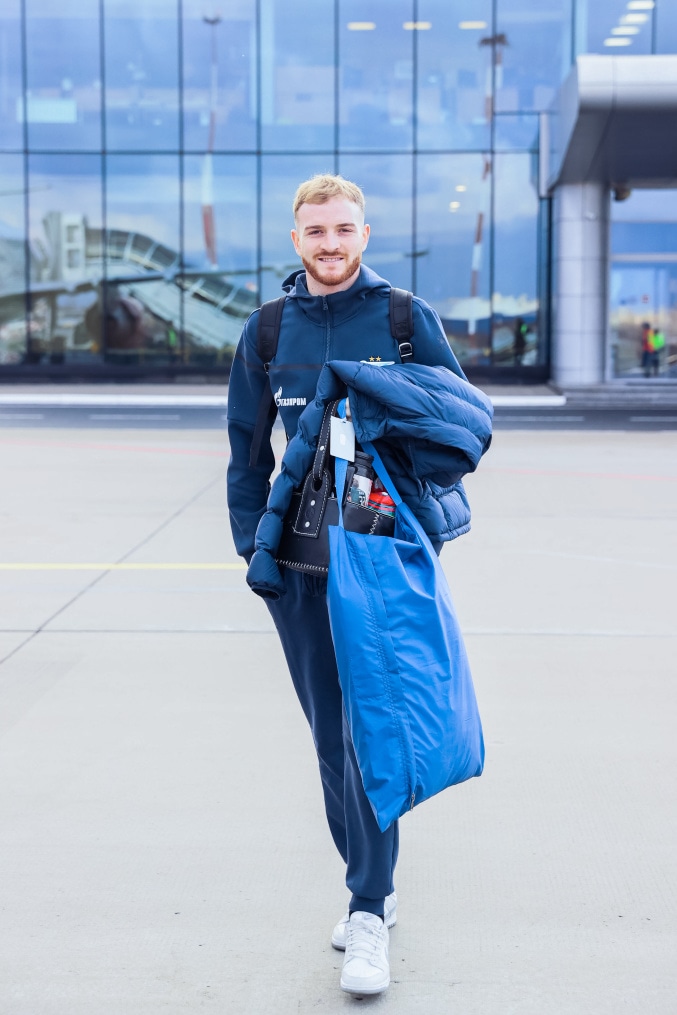 Вылет команды на матч с «Оренбургом»