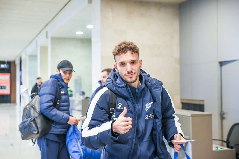 Вылет команды на матч с «Оренбургом»