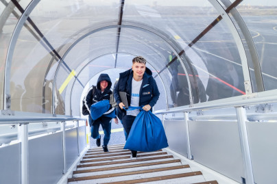 Вылет команды на матч с «Оренбургом»