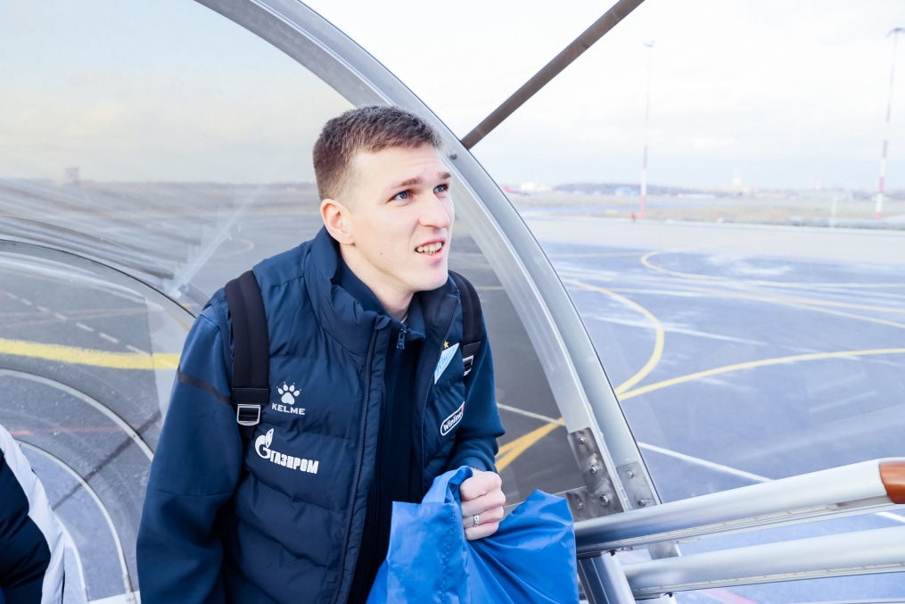 Вылет команды на матч с «Оренбургом»