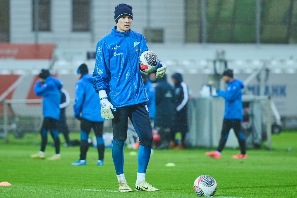 Тренировка «Зенита» перед выездом на кубковый матч с «Ахматом»