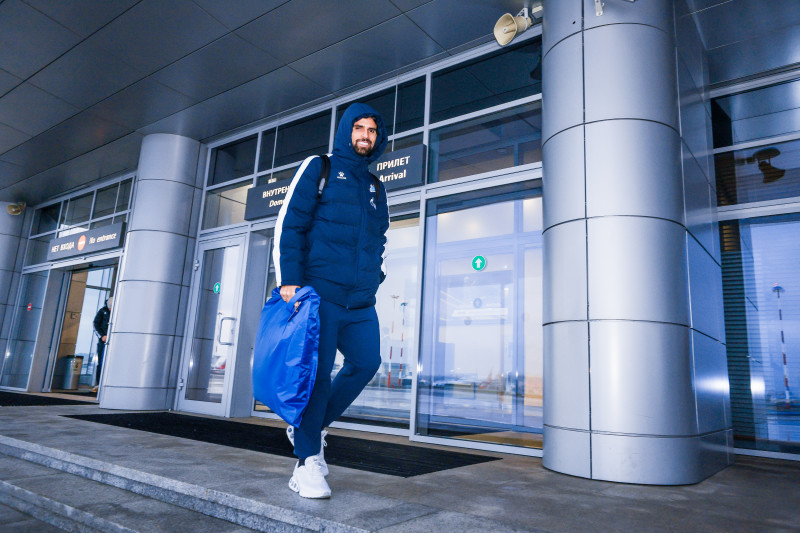 Вылет команды на кубковый матч с «Ахматом»