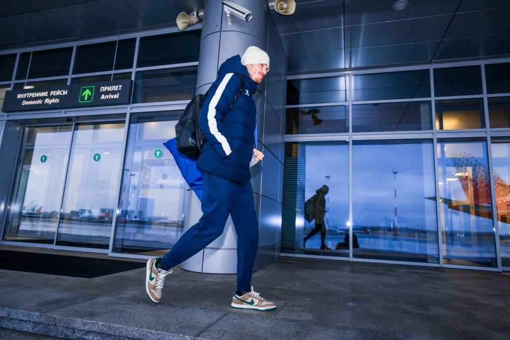 Вылет команды на кубковый матч с «Ахматом»