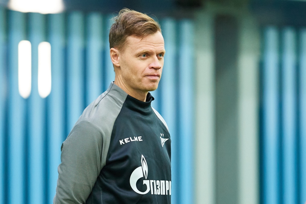 Первая тренировка «Зенита»-М в «Газпром»-Академии