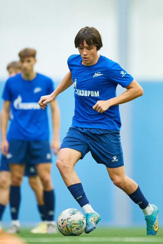 Первая тренировка «Зенита»-М в «Газпром»-Академии