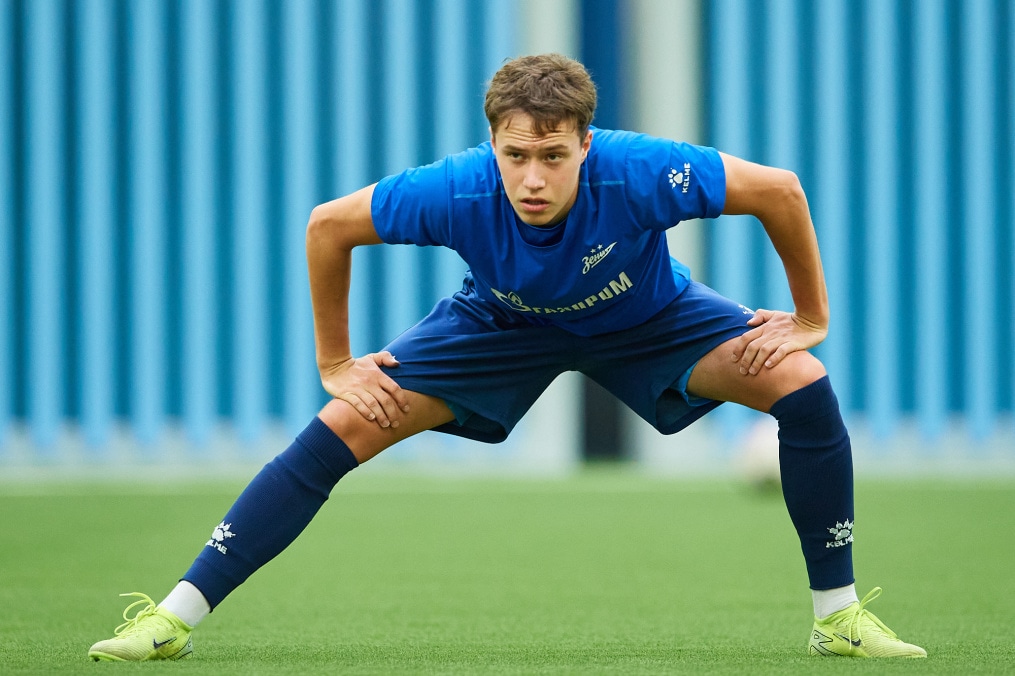 Первая тренировка «Зенита»-М в «Газпром»-Академии