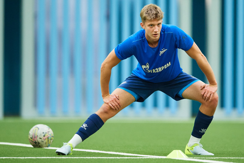 Первая тренировка «Зенита»-М в «Газпром»-Академии