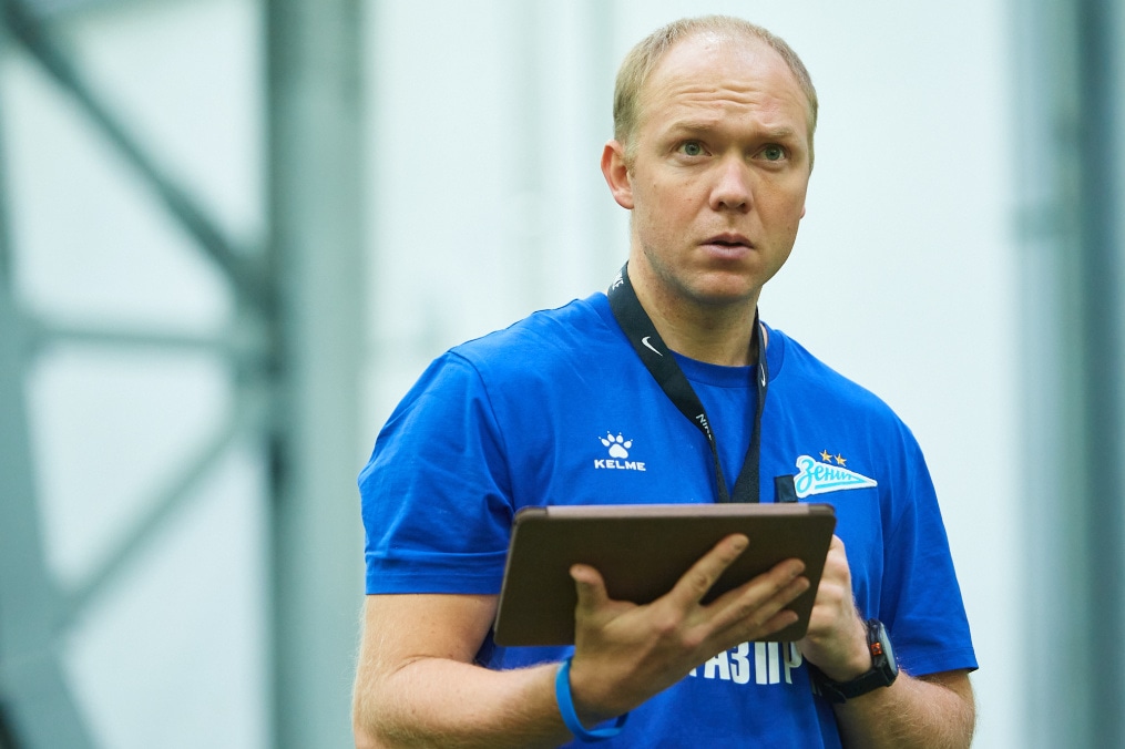 Первая тренировка «Зенита»-М в «Газпром»-Академии