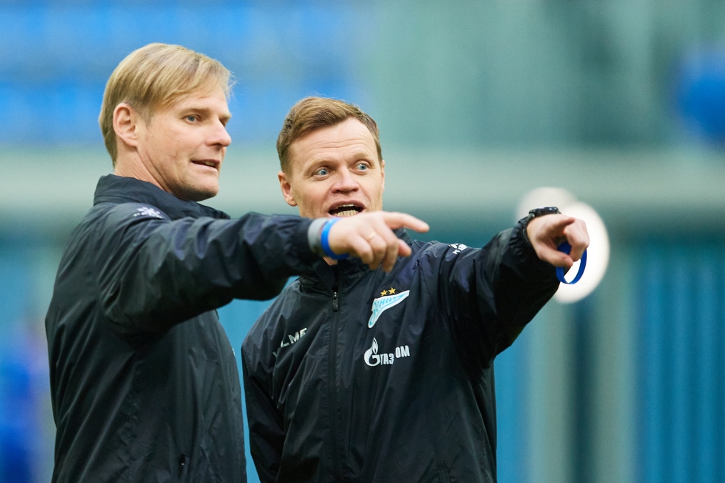 Первая тренировка «Зенита»-М в «Газпром»-Академии