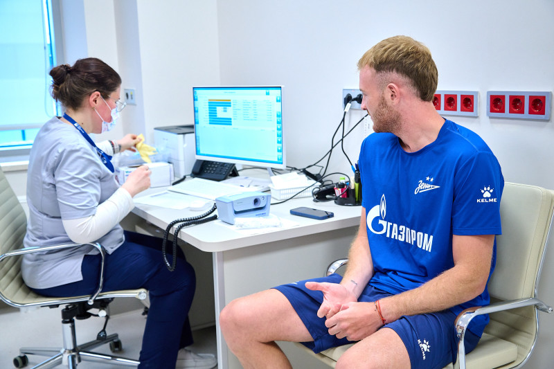 Медосмотр основного состава «Зенит» в клинике «Белоостров»: день второй