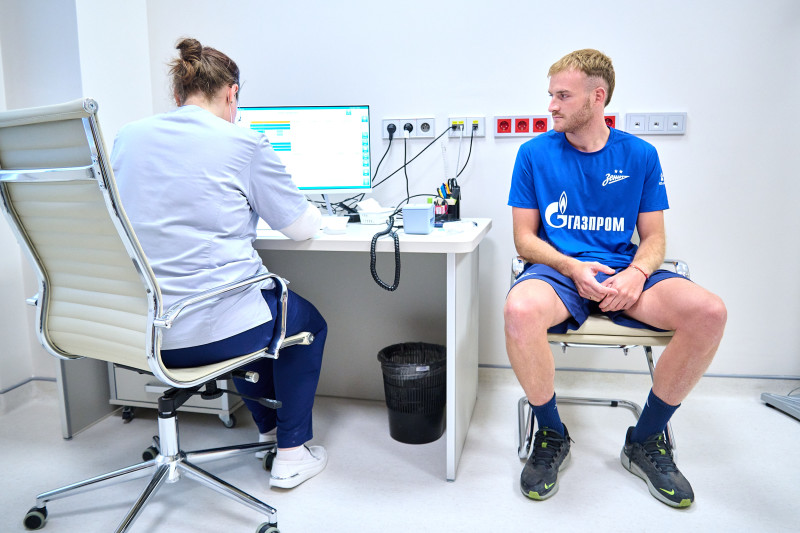 Медосмотр основного состава «Зенит» в клинике «Белоостров»: день второй