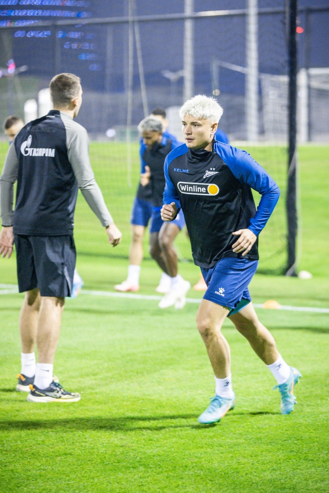 Зимние «Газпром» — тренировочные сборы 2025: 14 января, вечерняя тренировка