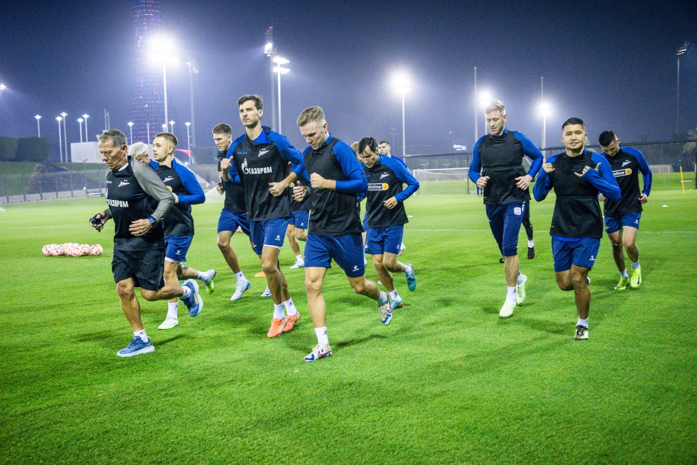 Зимние «Газпром» — тренировочные сборы 2025: 14 января, вечерняя тренировка