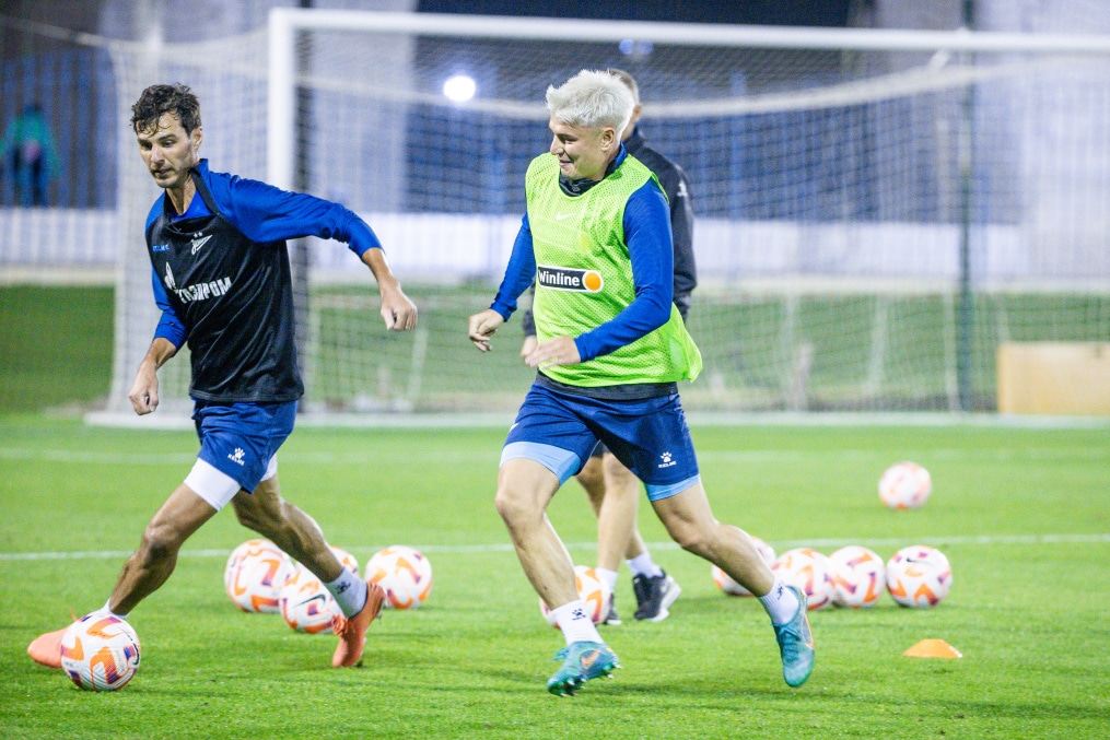 Зимние «Газпром» — тренировочные сборы 2025: 14 января, вечерняя тренировка