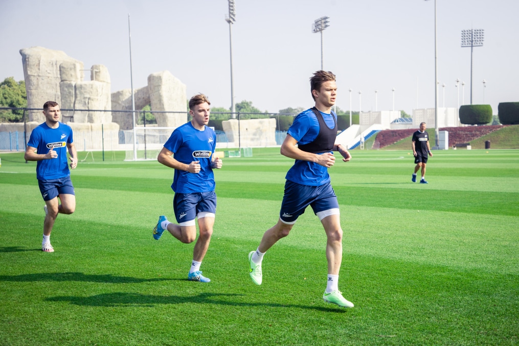 Зимние «Газпром» — тренировочные сборы 2025: 15 января, утренняя тренировка