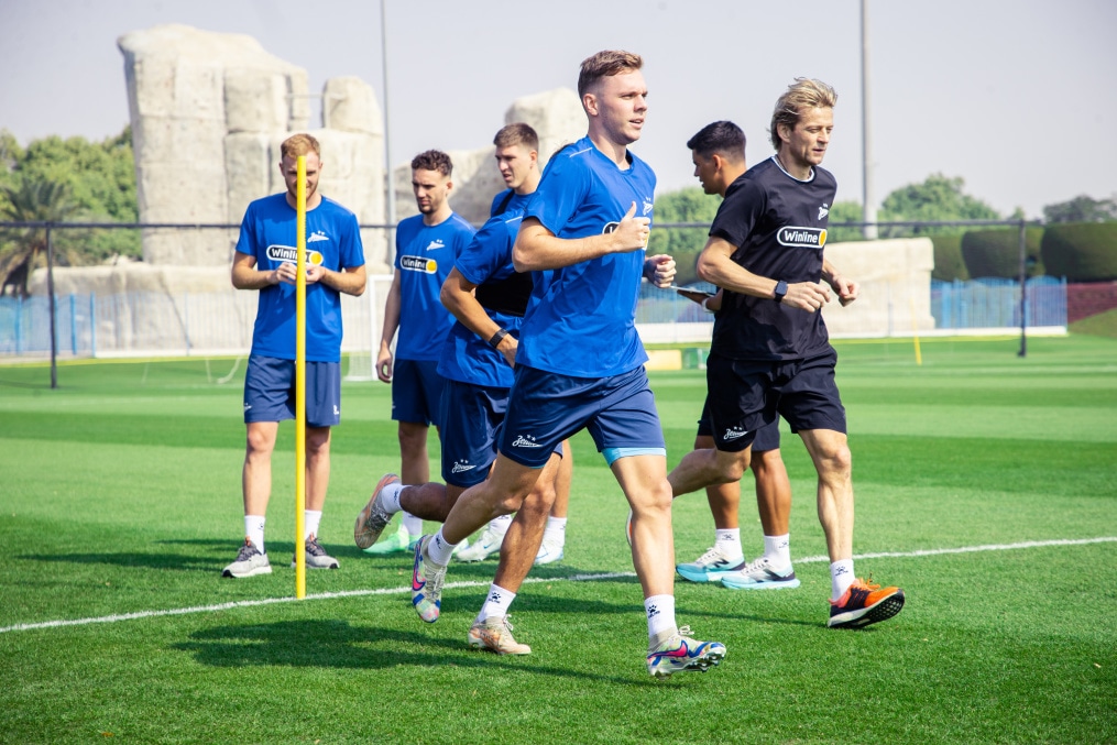 Зимние «Газпром» — тренировочные сборы 2025: 15 января, утренняя тренировка