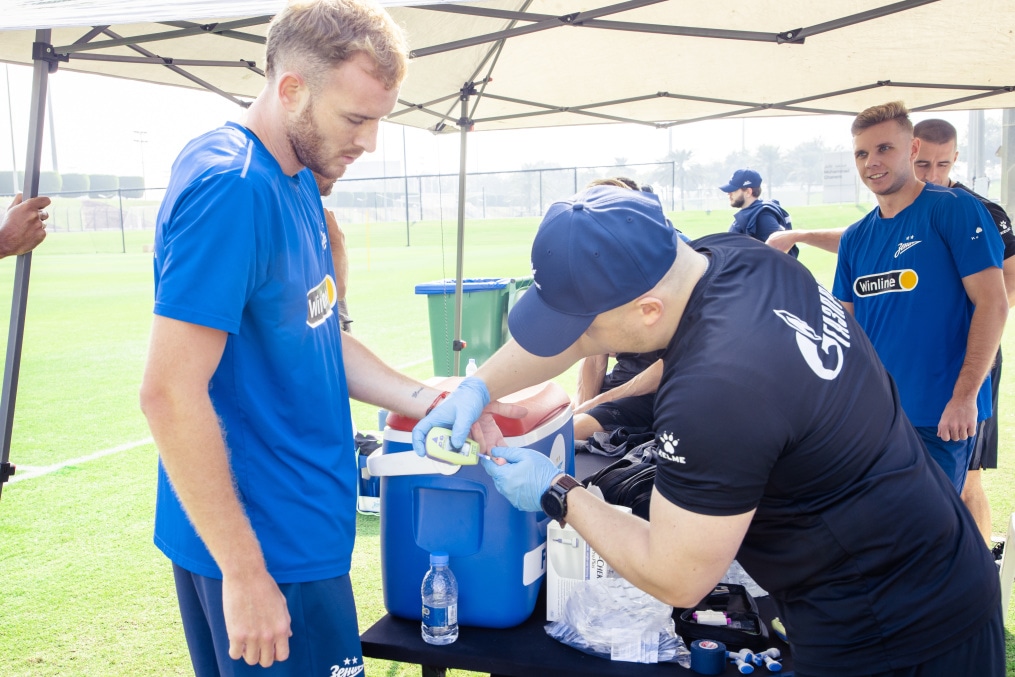 Зимние «Газпром» — тренировочные сборы 2025: 15 января, утренняя тренировка
