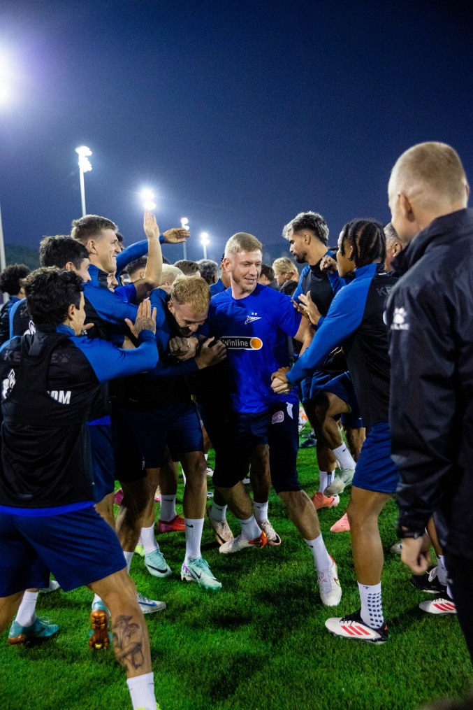 Зимние «Газпром» — тренировочные сборы 2025: 15 января, вечерняя тренировка