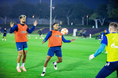 Зимние «Газпром» — тренировочные сборы 2025: 15 января, вечерняя тренировка