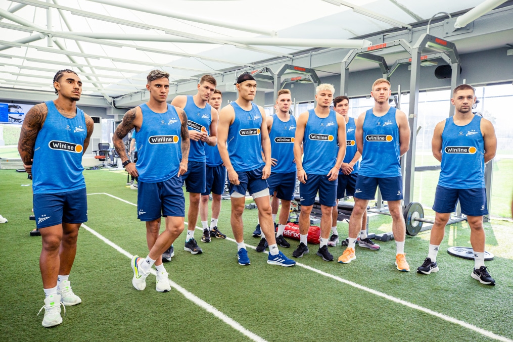 Зимние «Газпром» — тренировочные сборы 2025: 16 января, утренняя тренировка