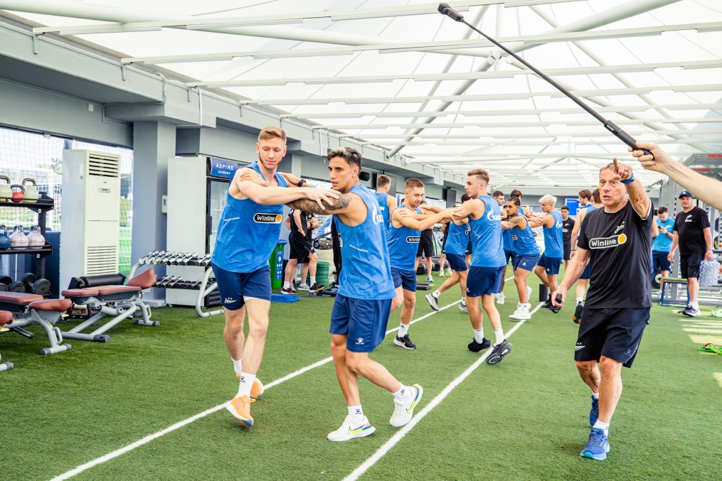 Зимние «Газпром» — тренировочные сборы 2025: 16 января, утренняя тренировка