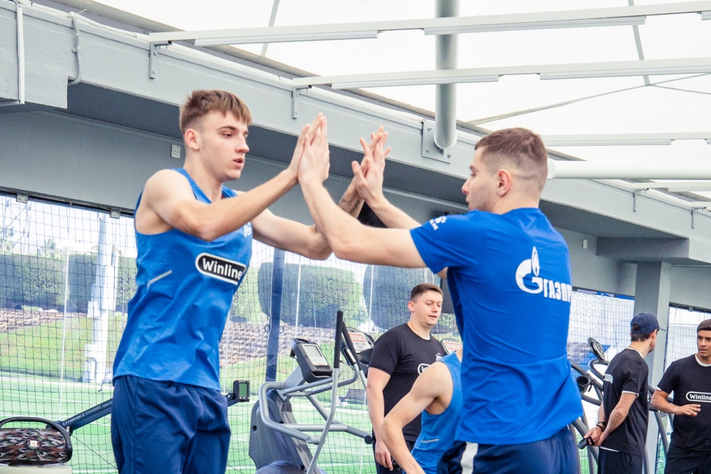 Зимние «Газпром» — тренировочные сборы 2025: 16 января, утренняя тренировка